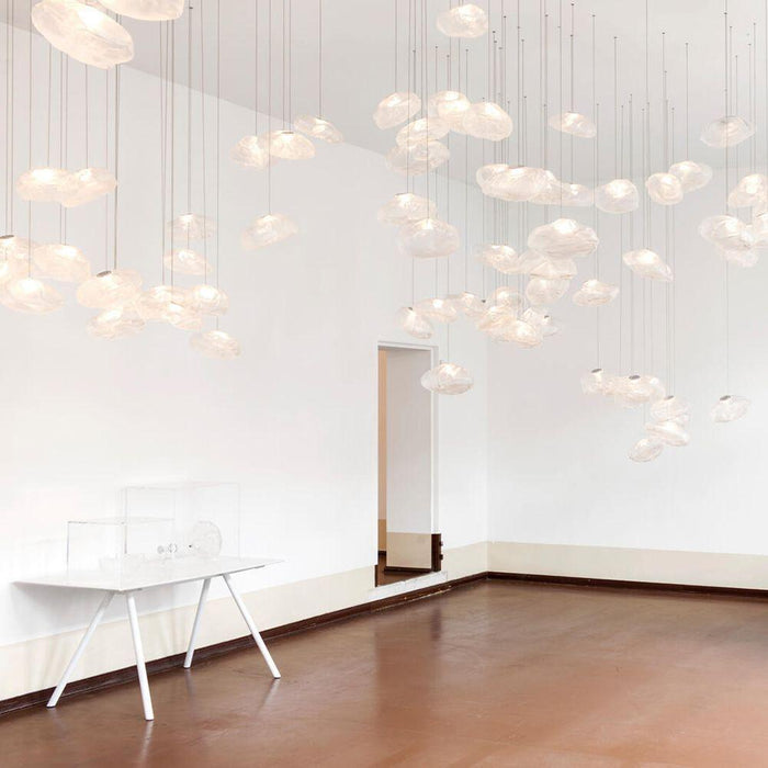 Blown Glass Mesh Pendant Light - DWHOME