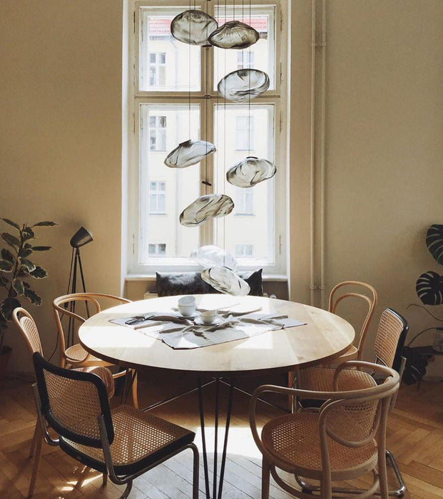 Blown Glass Mesh Pendant Light - DWHOME