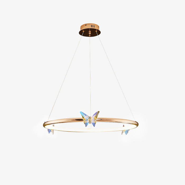 Blue Butterfly Chandelier-DWHOME