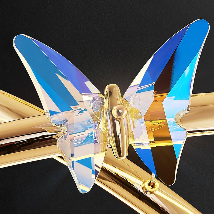 Blue Butterfly Chandelier-DWHOME