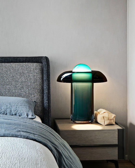 Glass Mushroom Table Lamp-DWHOME