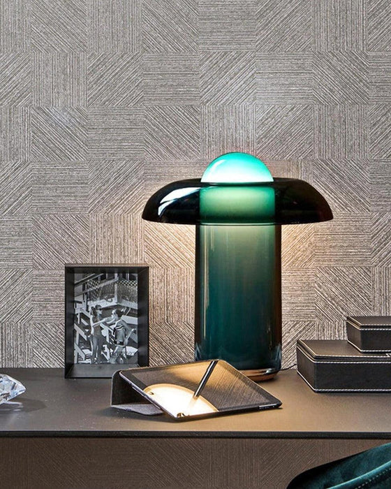 Glass Mushroom Table Lamp-DWHOME