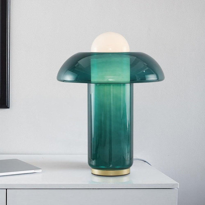 Glass Mushroom Table Lamp-DWHOME