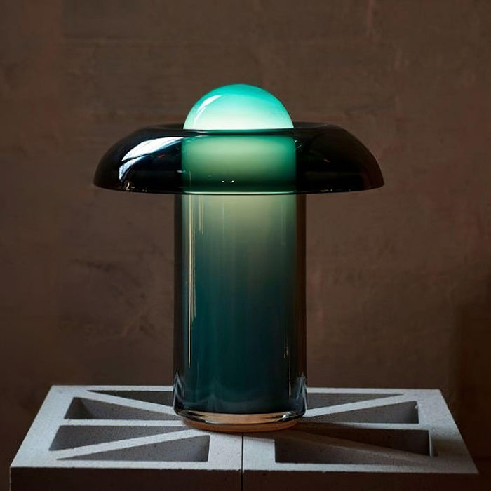 Glass Mushroom Table Lamp-DWHOME