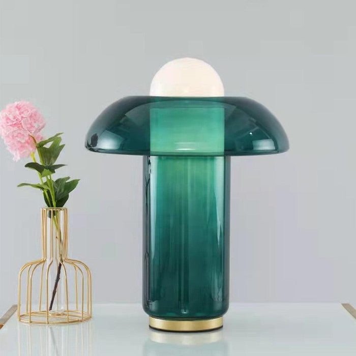 Glass Mushroom Table Lamp-DWHOME
