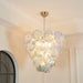Blue Murano Iridescent Disc Chandelier - DWHOME