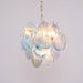 Blue Vistosi Disc Chandelier-DWHOME