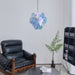 Blue Vistosi Disc Chandelier-DWHOME