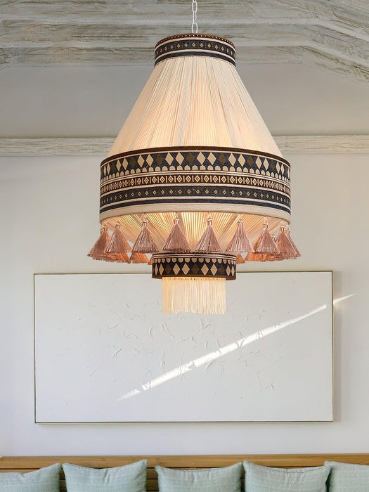 Bohemian Fringe Pendant Lamp-DWHOME
