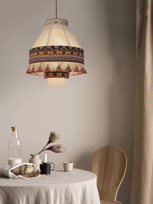 Bohemian Fringe Pendant Lamp-DWHOME