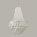 Boho Shell Tiered Chandelier-DWHOME