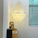 Boho Shell Tiered Chandelier-DWHOME