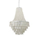 Boho Shell Tiered Chandelier-DWHOME