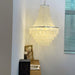 Boho Shell Tiered Chandelier-DWHOME
