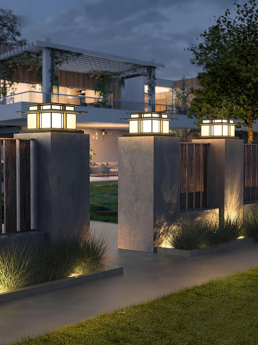 Boilyn Pillar Solar Outdoor Light-DWHOME