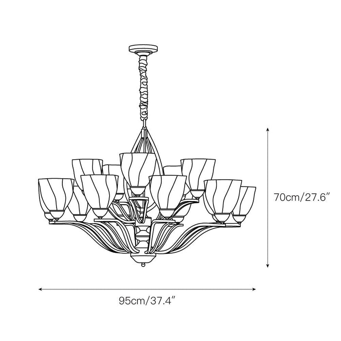 Bolla Chandelier-DWHOME