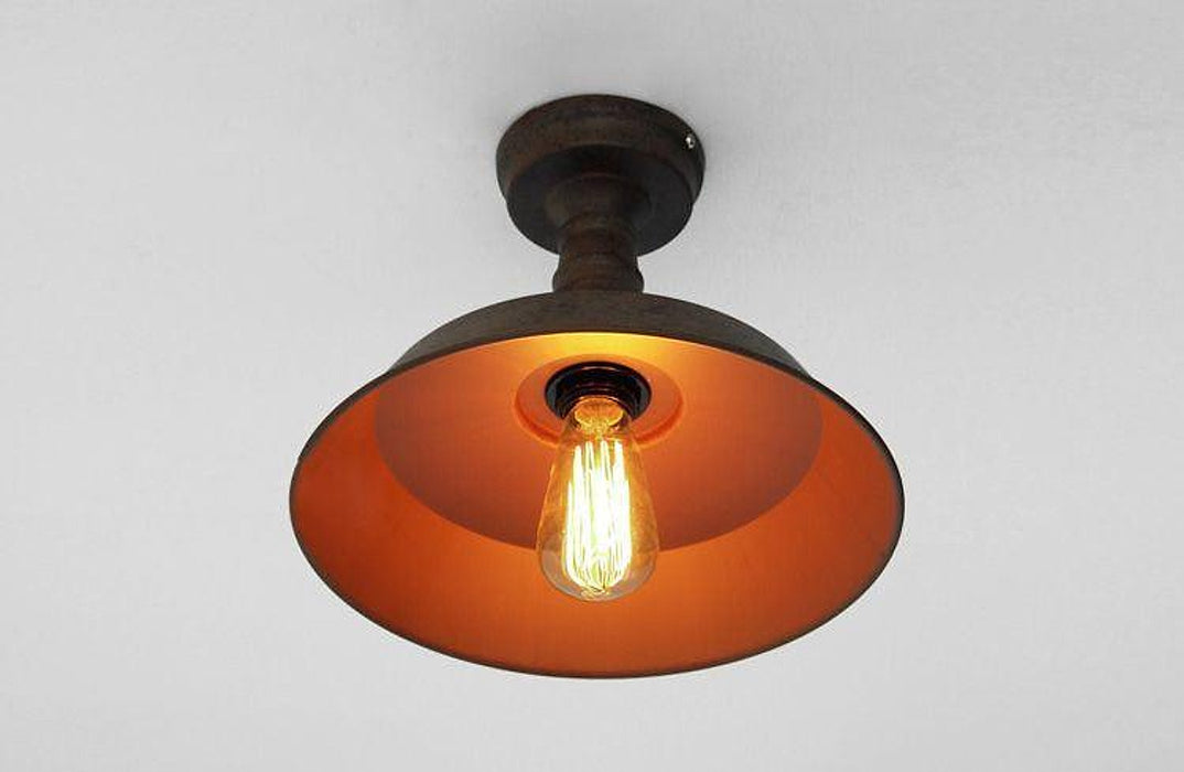 Retro Rustic Industrial Fixed Ceiling Light-DWHOME
