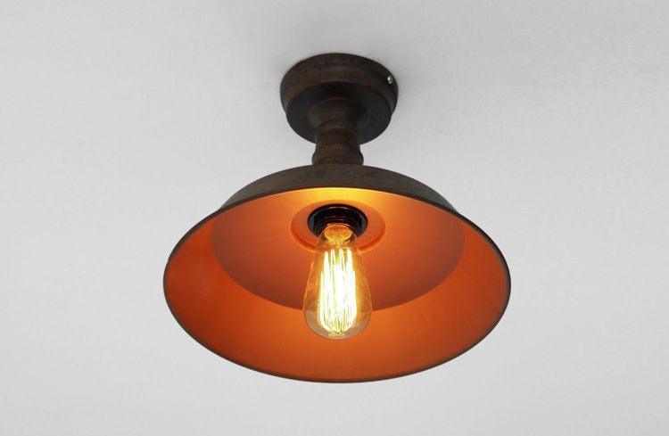 Retro Rustic Industrial Fixed Ceiling Light - DWHOME