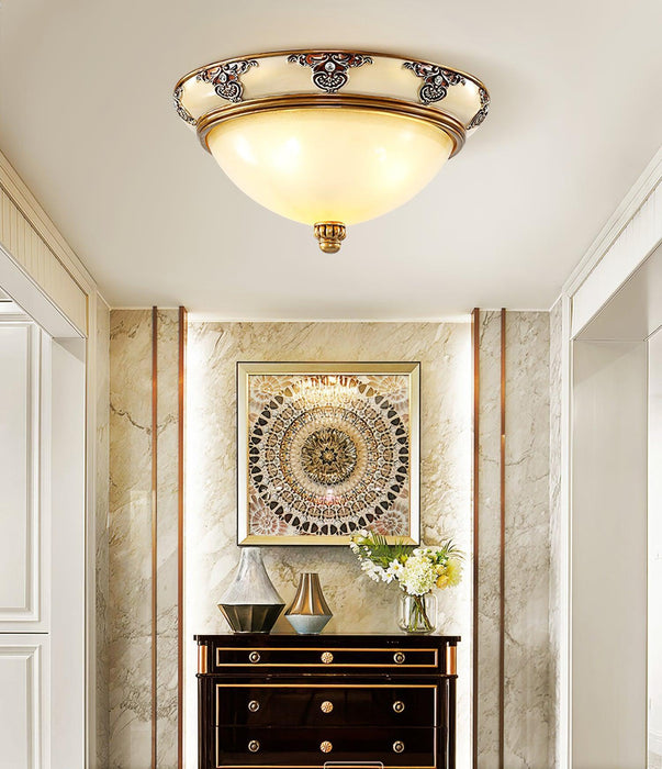 Brahm Flush Ceiling Light-DWHOME