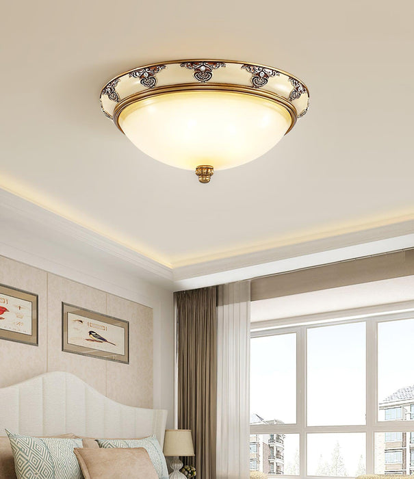 Brahm Flush Ceiling Light-DWHOME