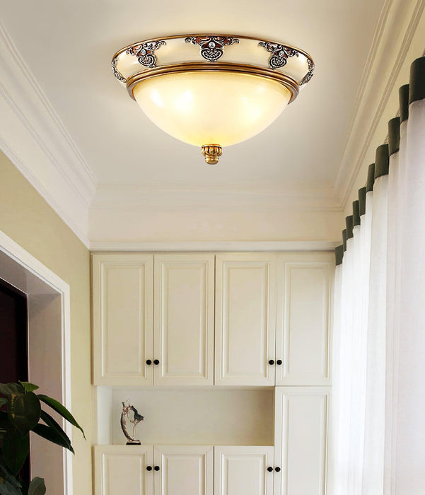 Brahm Flush Ceiling Light-DWHOME