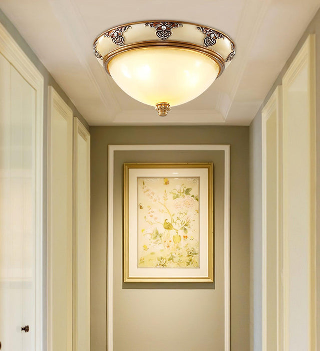 Brahm Flush Ceiling Light-DWHOME