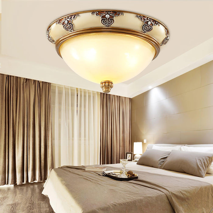 Brahm Flush Ceiling Light-DWHOME