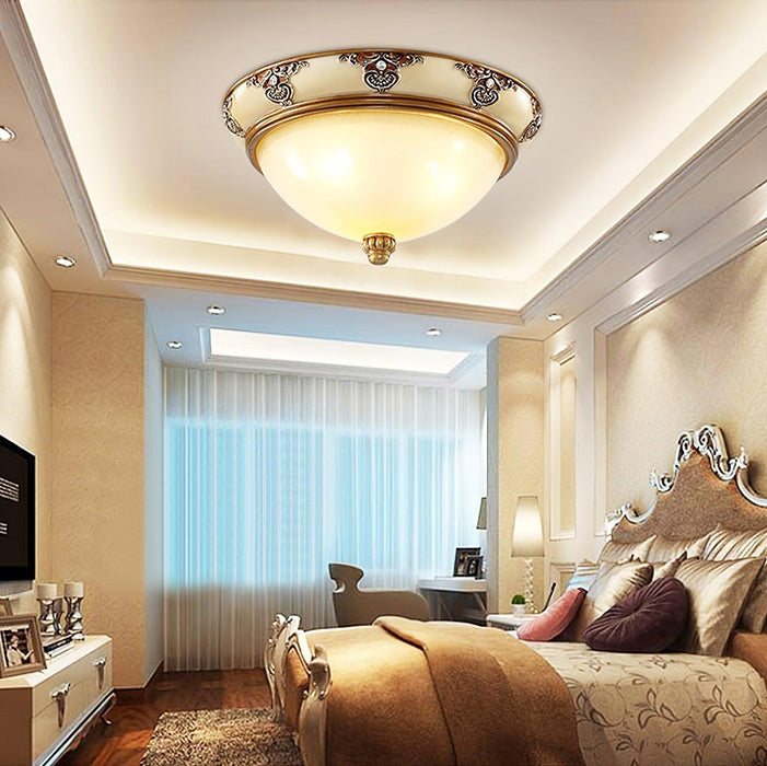 Brahm Flush Ceiling Light-DWHOME