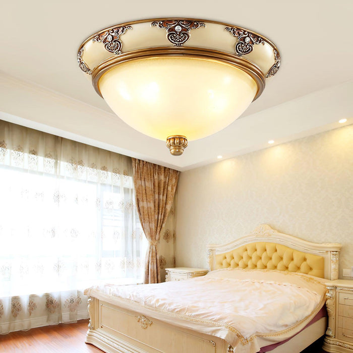 Brahm Flush Ceiling Light-DWHOME