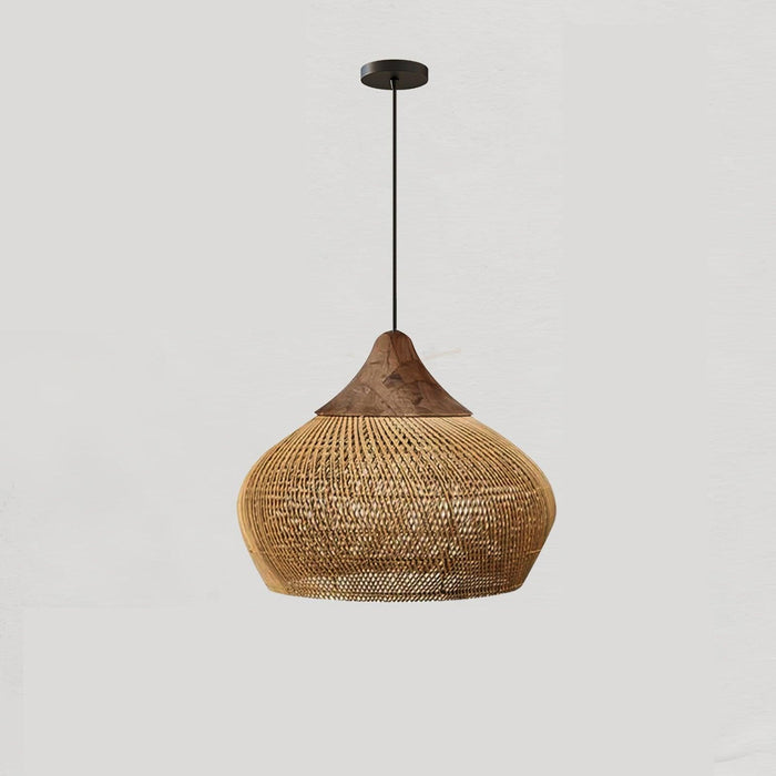 Braided Rattan Pendant Lamp-DWHOME