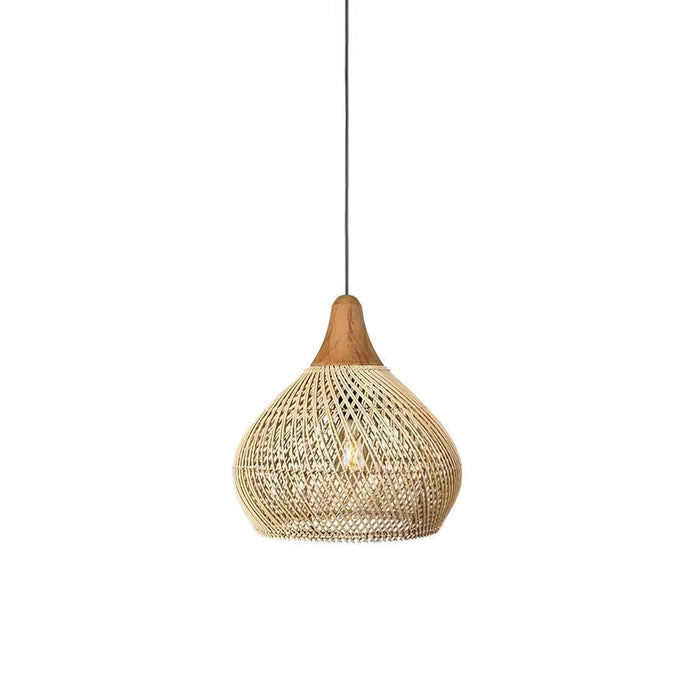 Braided Rattan Pendant Lamp-DWHOME