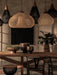 Braided Rattan Pendant Lamp-DWHOME