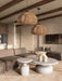 Braided Rattan Pendant Lamp-DWHOME