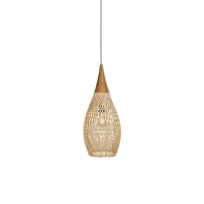 Braided Rattan Pendant Lamp-DWHOME