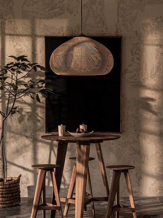 Braided Rattan Pendant Lamp-DWHOME
