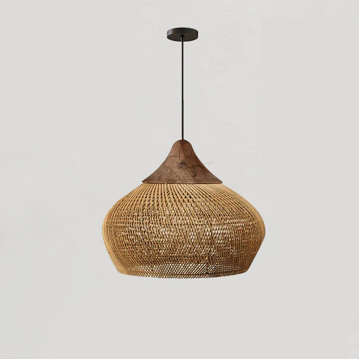 Braided Rattan Pendant Lamp-DWHOME