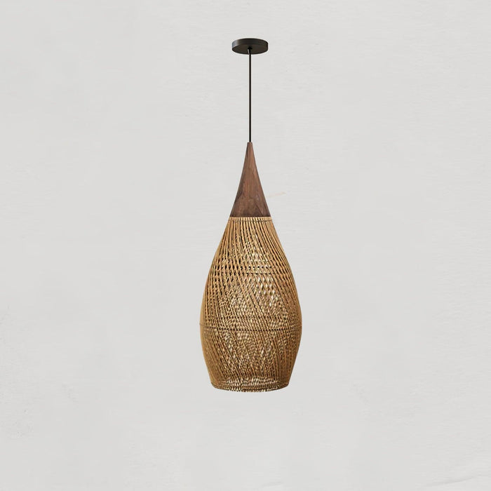 Braided Rattan Pendant Lamp-DWHOME