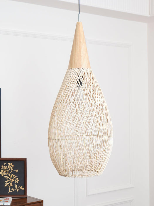 Braided Rattan Pendant Lamp-DWHOME