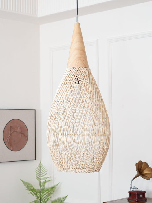 Braided Rattan Pendant Lamp-DWHOME