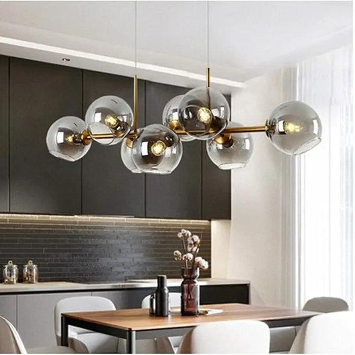 Branching Bubble Chandelier Dining Room - DWHOME