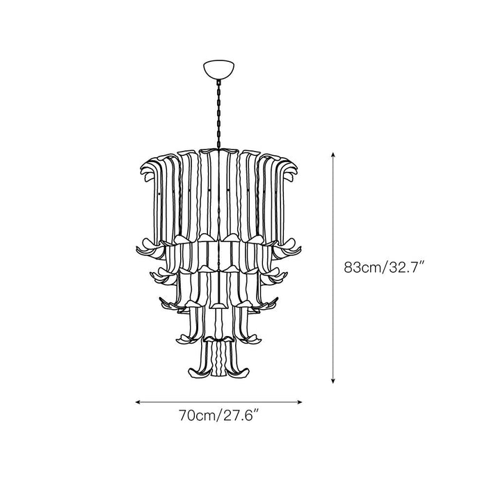 Brasher Murano Chandelier-DWHOME