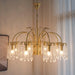 Brass Candle Crystal Chandelier-DWHOME