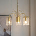 Brass Candle Crystal Chandelier-DWHOME
