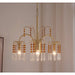 Brass Candle Crystal Chandelier-DWHOME