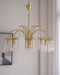 Brass Candle Crystal Chandelier-DWHOME