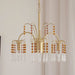 Brass Candle Crystal Chandelier-DWHOME