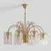 Brass Candle Crystal Chandelier-DWHOME