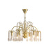 Brass Candle Crystal Chandelier-DWHOME