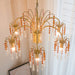 Brass Candle Crystal Chandelier-DWHOME