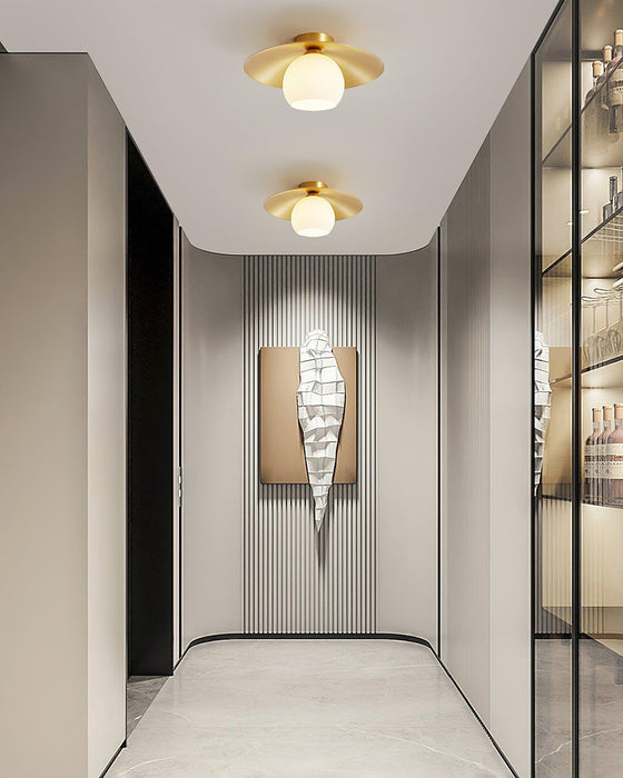 Brass Cap Ceiling Lamp-DWHOME